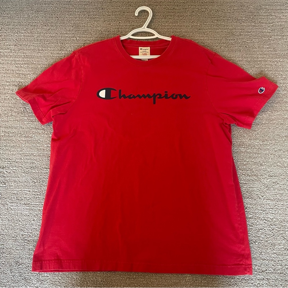 Champion Red Men's T-Shirt